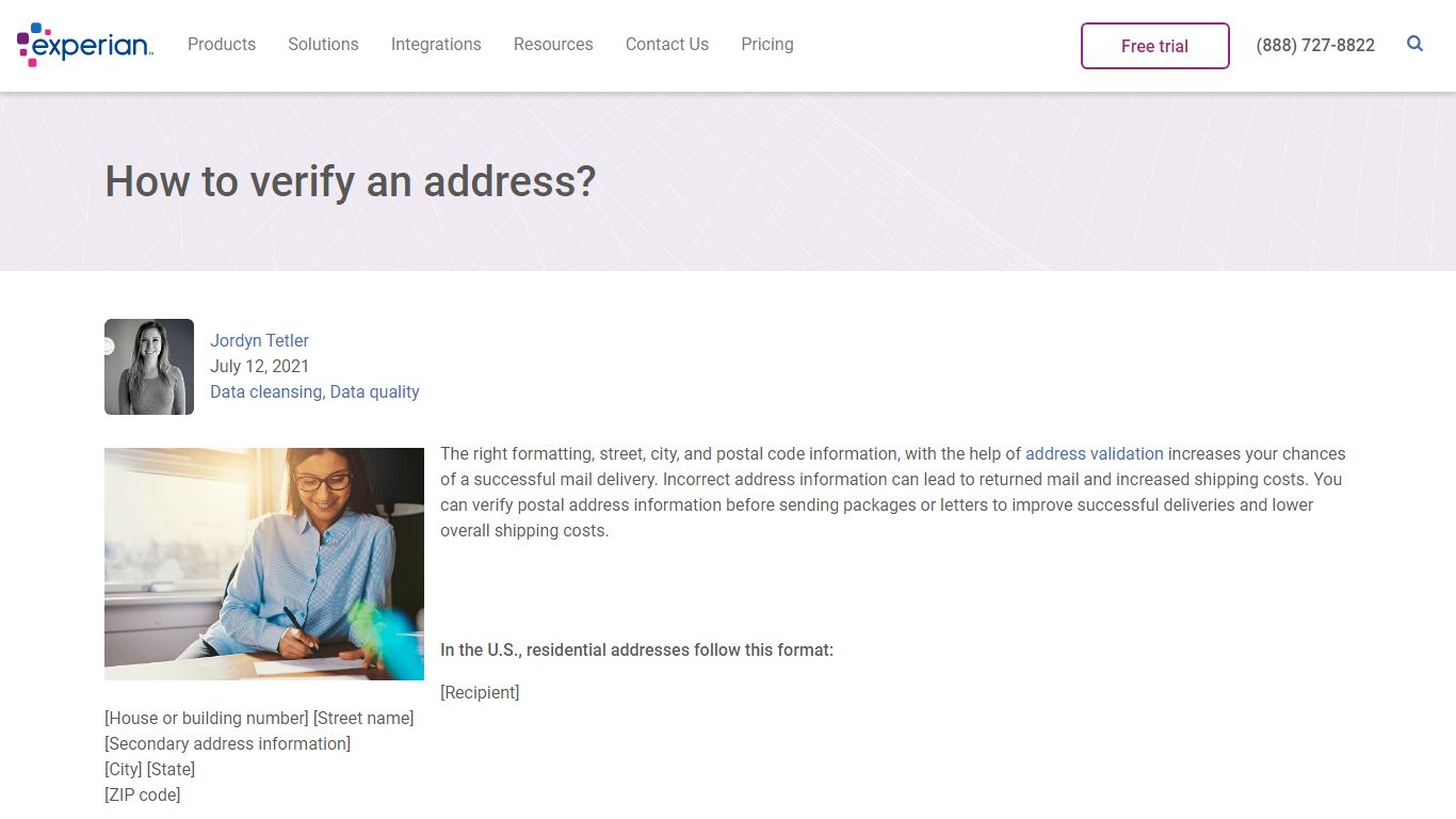 How can I verify my address? | Experian - Experian Data Quality